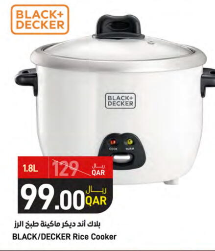 BLACK+DECKER Rice Cooker available at SPAR in Qatar - Al Khor