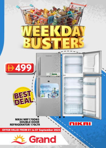 NIKAI Refrigerator available at Grand Hyper Market in UAE - Abu Dhabi