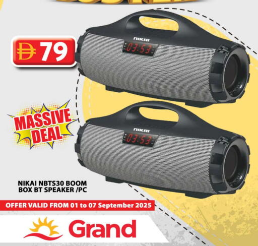 NIKAI Speaker available at Grand Hyper Market in UAE - Abu Dhabi