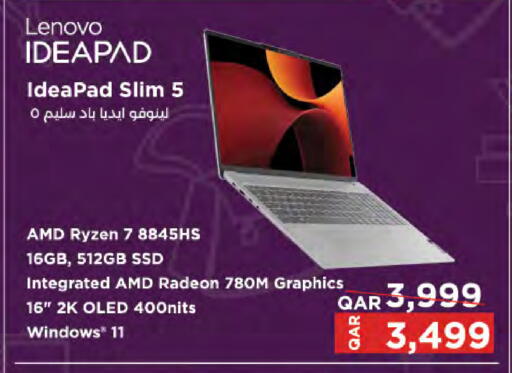 LENOVO Laptop available at LuLu Hypermarket in Qatar - Al Wakra