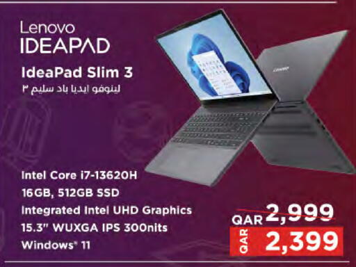 LENOVO Laptop available at LuLu Hypermarket in Qatar - Al Wakra
