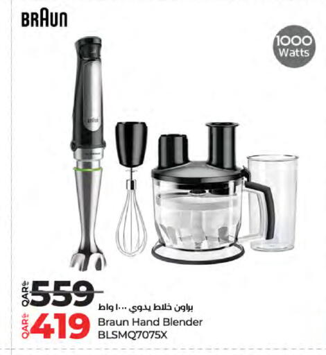 Kitchen Appliance in LuLu Hypermarket, Qatar Offers - Qatar BRAUN Mixer / Grinder available at LuLu Hypermarket in Qatar - Al Wakra