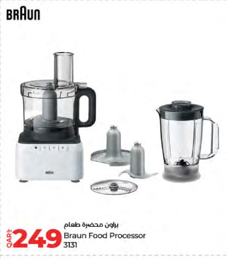 BRAUN Food Processor available at LuLu Hypermarket in Qatar - Al Khor