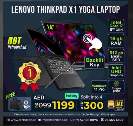 LENOVO Laptop available at TechDeals Electronics Trading in UAE - Dubai