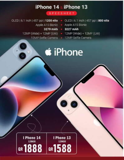 APPLE iPhone 13 available at Dana Hypermarket in Qatar - Al Shamal