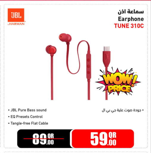 JBL Earphone available at Jumbo Electronics in Qatar - Doha