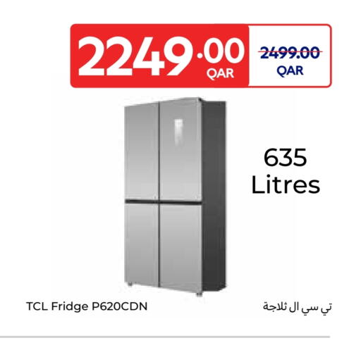 تي سي إل ثلاجة available at كارفور in قطر - الدوحة