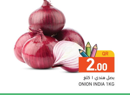 Onion from India available at Aswaq Ramez in Qatar - Al Wakra