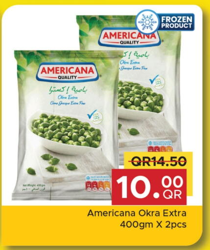 Okra available at Family Food Centre in Qatar - Al-Shahaniya