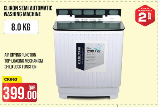 CLIKON Washing Machine available at Saudia Hypermarket in Qatar - Doha