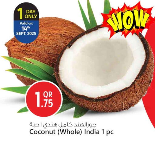 Coconut from India available at Safari Hypermarket in Qatar - Doha