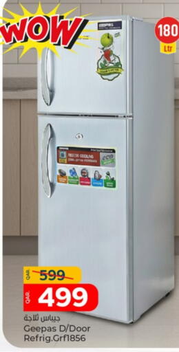 GEEPAS Refrigerator available at Paris Hypermarket in Qatar - Al-Shahaniya