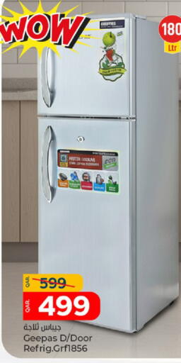GEEPAS Refrigerator available at Paris Hypermarket in Qatar - Al-Shahaniya