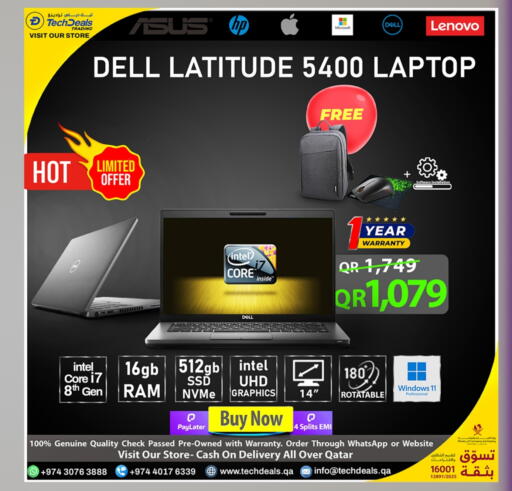 DELL Laptop available at Tech Deals Trading in Qatar - Al Shamal
