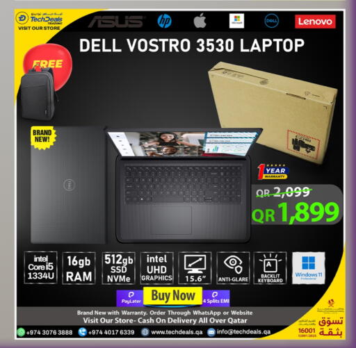 DELL available at Tech Deals Trading in Qatar - Al Shamal
