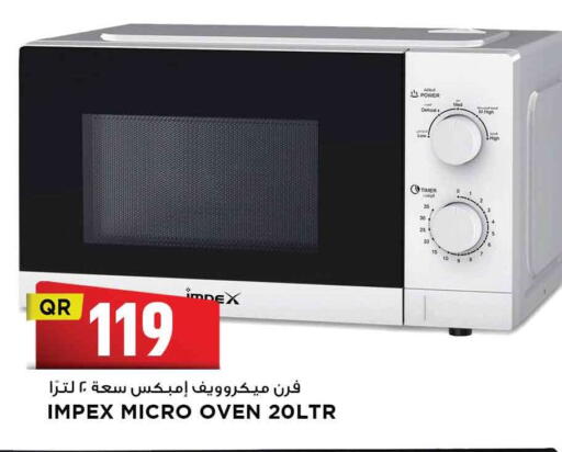 IMPEX Microwave Oven available at Marza Hypermarket in Qatar - Al Wakra