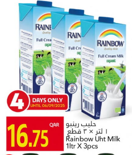 RAINBOW Long Life / UHT Milk available at Gulf Food Center in Qatar - Umm Salal