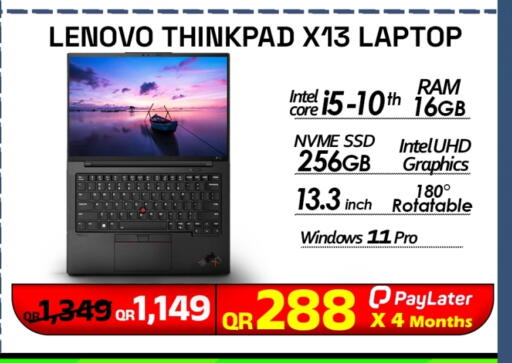 LENOVO Laptop available at Tech Deals Trading in Qatar - Al Rayyan