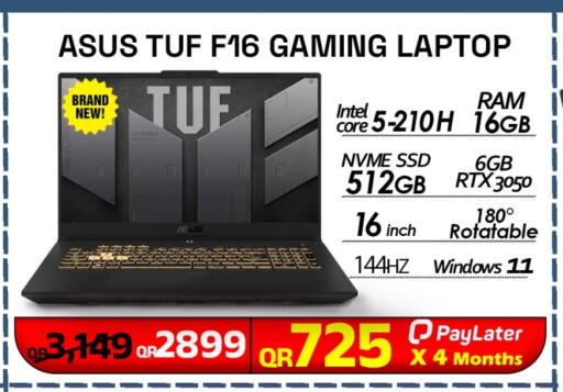 ASUS Laptop available at Tech Deals Trading in Qatar - Al Rayyan