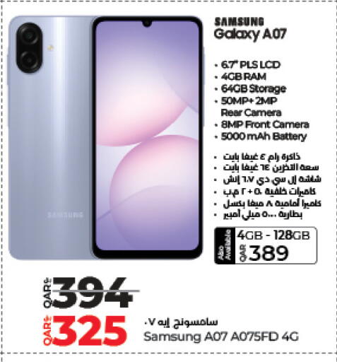 SAMSUNG available at LuLu Hypermarket in Qatar - Al-Shahaniya