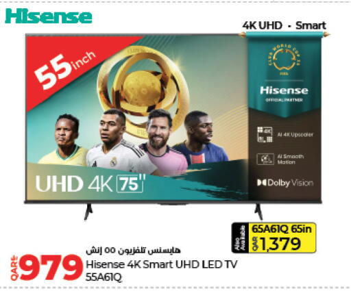 HISENSE Smart TV available at LuLu Hypermarket in Qatar - Umm Salal