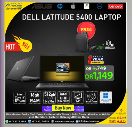DELL available at Tech Deals Trading in Qatar - Al Khor