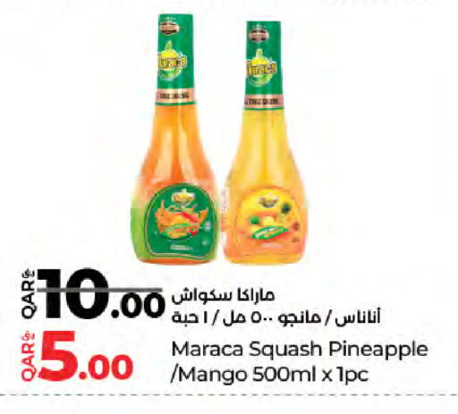 Pineapple Mango Squash available at لولو هايبرماركت in قطر - الخور
