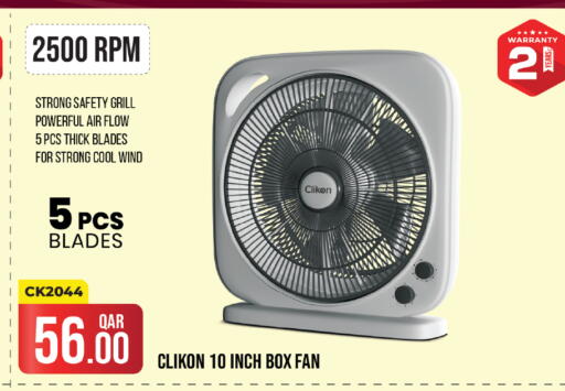 CLIKON Fan available at Kenz Mini Mart in Qatar - Al Shamal