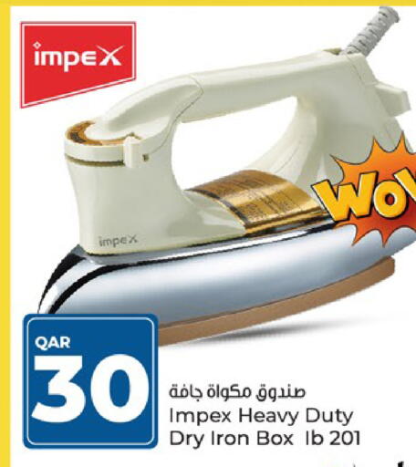 IMPEX Ironbox available at Paris Hypermarket in Qatar - Al-Shahaniya