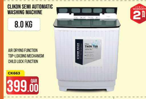 CLIKON Washing Machine available at Saudia Hypermarket in Qatar - Doha