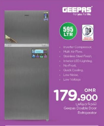 GEEPAS Refrigerator available at Nesto Hyper Market   in Oman - Muscat