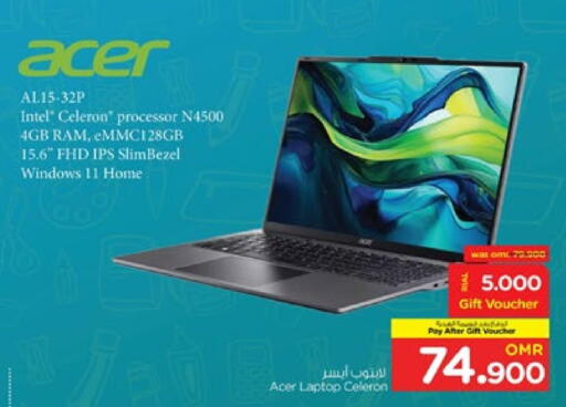 ACER available at Nesto Hyper Market   in Oman - Muscat