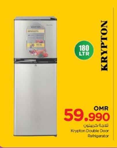 KRYPTON Refrigerator available at Nesto Hyper Market   in Oman - Muscat