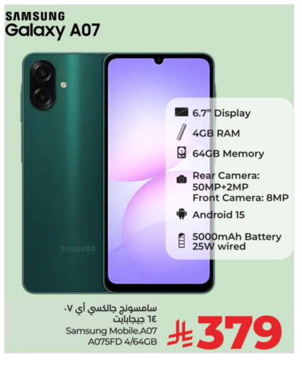 SAMSUNG available at LULU Hypermarket in KSA, Saudi Arabia, Saudi - Tabuk