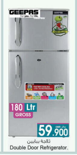 Large Appliances in A & H, Oman Offers - Oman GEEPAS Refrigerator available at A & H in Oman - Muscat