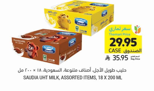 SAUDIA Long Life / UHT Milk available at Tamimi Market in KSA, Saudi Arabia, Saudi - Al Khobar