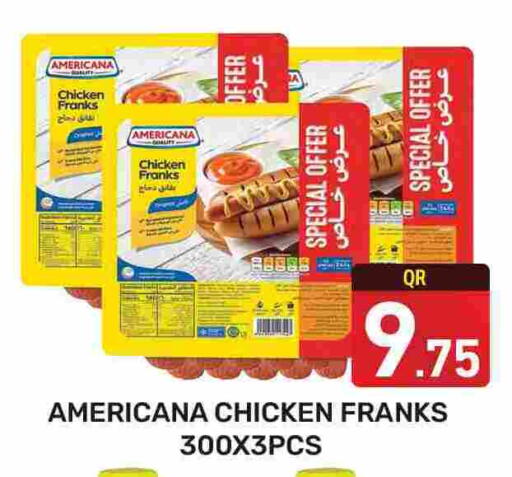 AMERICANA Chicken Franks available at Majlis Hypermarket in Qatar - Doha