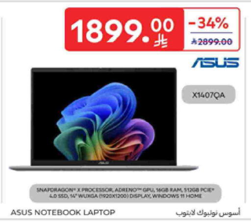 ASUS Laptop available at Carrefour in KSA, Saudi Arabia, Saudi - Sakaka
