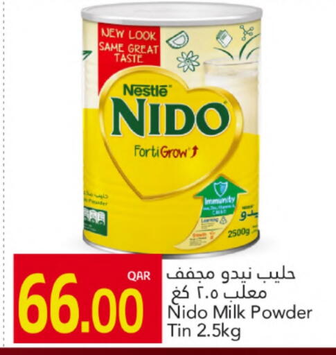 NIDO Milk Powder available at Gulf Food Center in Qatar - Al Shamal
