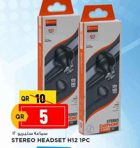 Earphone available at Marza Hypermarket in Qatar - Al-Shahaniya