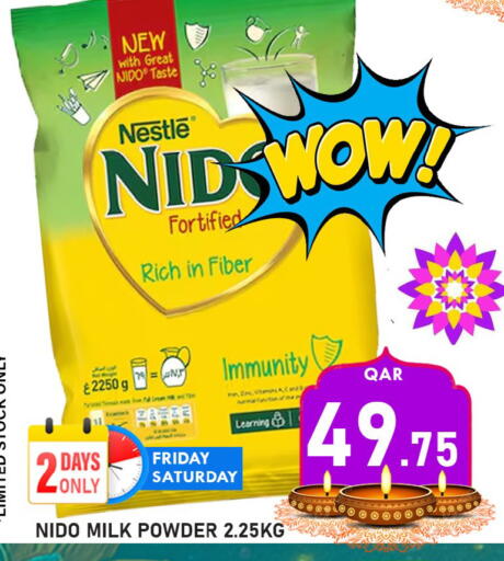 NIDO Milk Powder available at Passion Hypermarket in Qatar - Al Shamal
