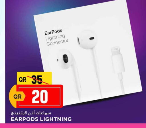 Earphone available at Marza Hypermarket in Qatar - Al-Shahaniya