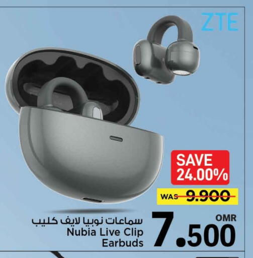 Accessories - Electronics in MARK & SAVE, Oman Offers - Oman ZTE Earphone available at MARK & SAVE in Oman - Muscat