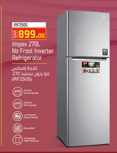 IMPEX Refrigerator available at Kenz Mini Mart in Qatar - Al-Shahaniya