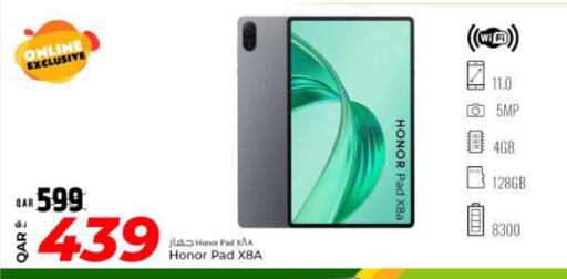 HONOR available at Rawabi Hypermarket in Qatar - Al-Shahaniya