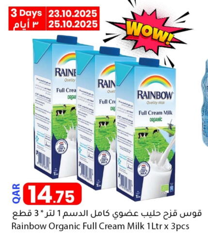 RAINBOW Full Cream Milk available at Dana Market in Qatar - Doha