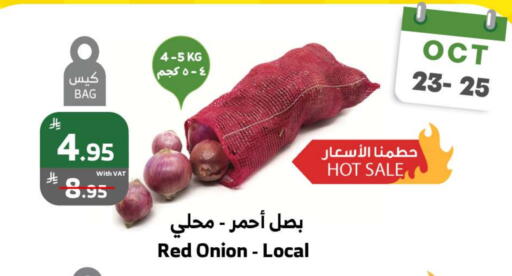 Onion available at Al Raya in KSA, Saudi Arabia, Saudi - Tabuk