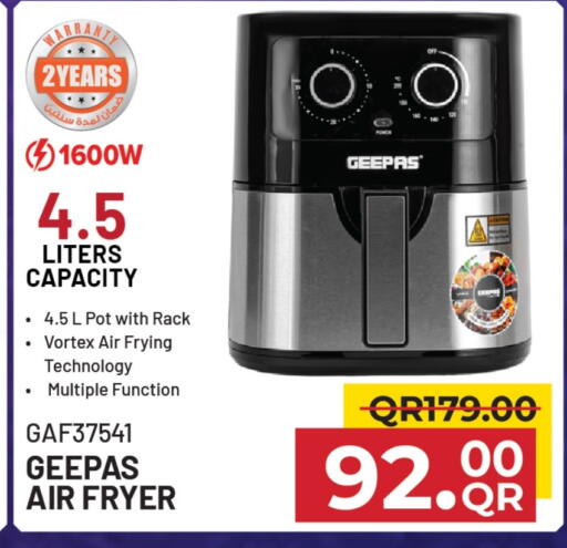 GEEPAS Air Fryer available at Family Food Centre in Qatar - Doha