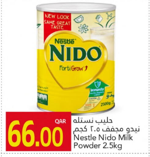 NIDO Milk Powder available at Gulf Food Center in Qatar - Al Shamal