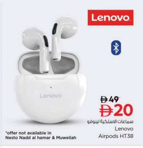 LENOVO Earphone available at Nesto Hypermarket in UAE - Dubai